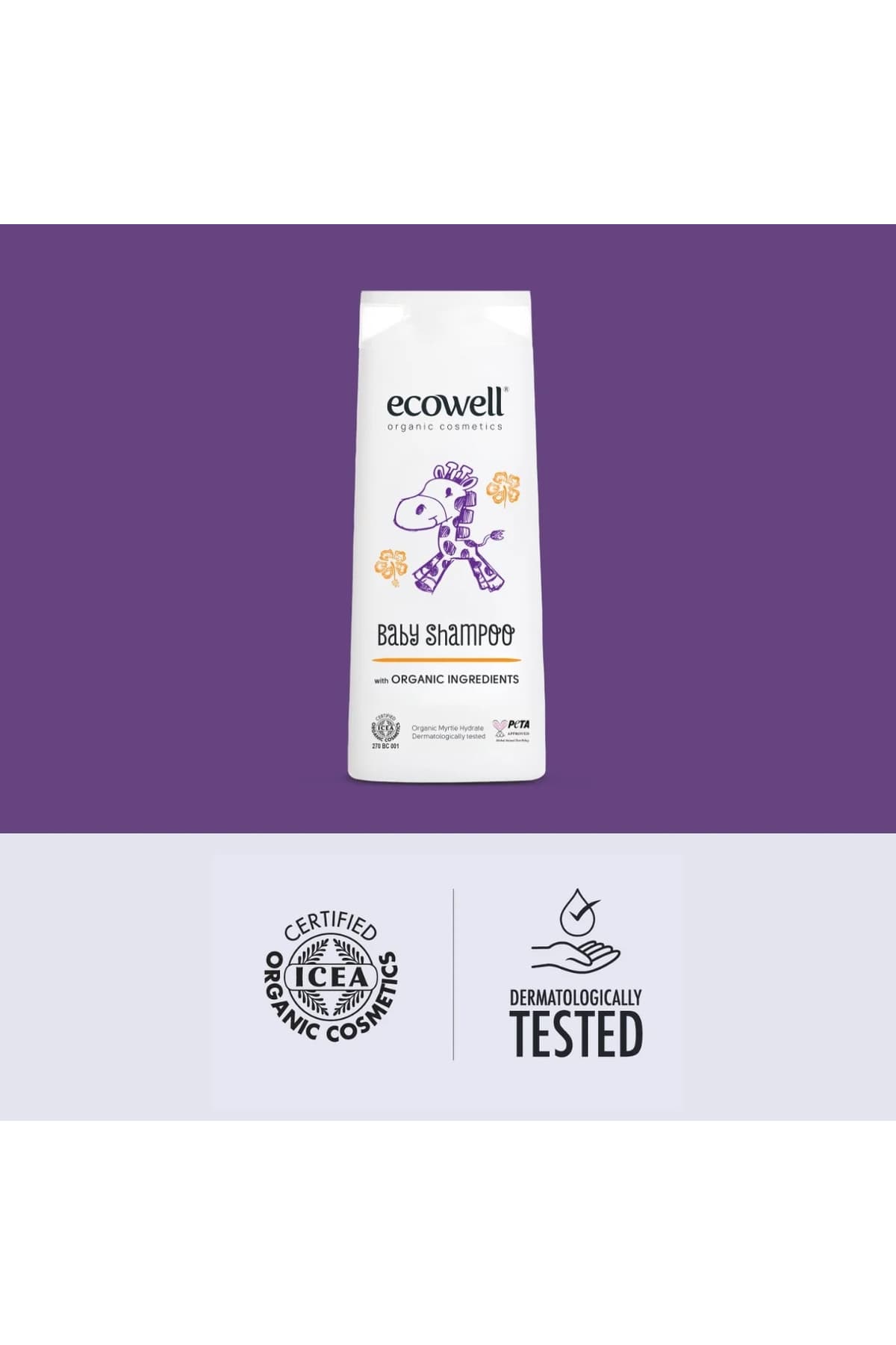شامپو نوزاد و کودک Ecowell با ترکیبات ارگانیک برای مو و بدن 300 ml شامپو نوزاد و کودک Ecowell با ترکیبات ارگانیک برای مو و بدن 300 ml