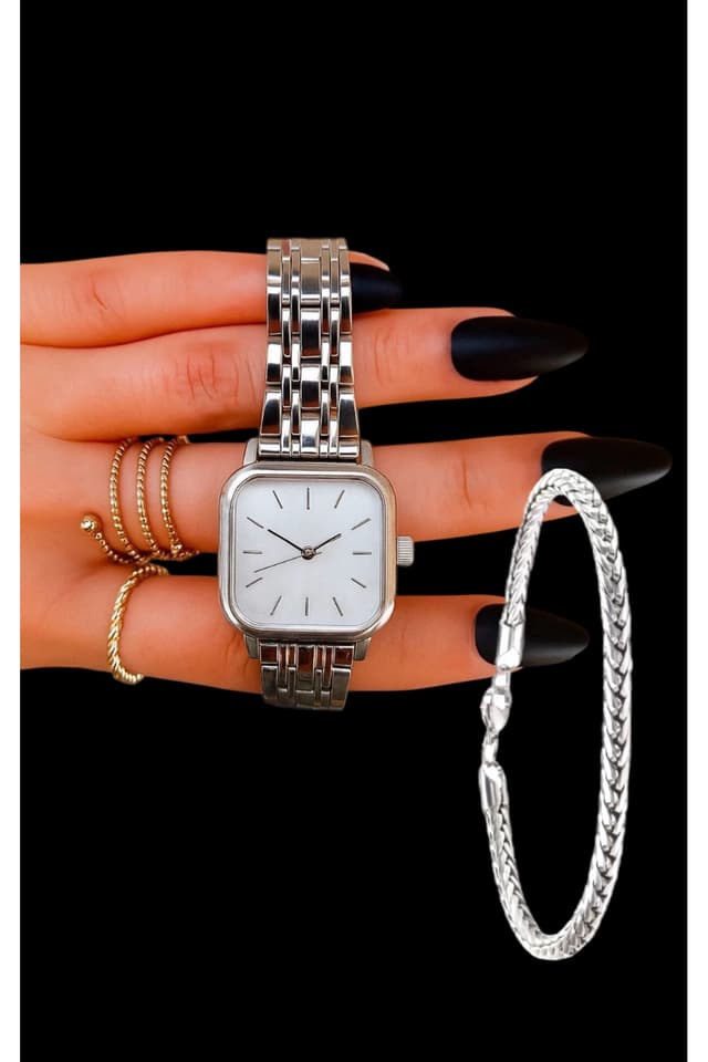 ساعت مچی زنانه pullmarkt سری Casual شیک مینیمال مربعی ساعت مچی زنانه pullmarkt سری Casual شیک مینیمال مربعی