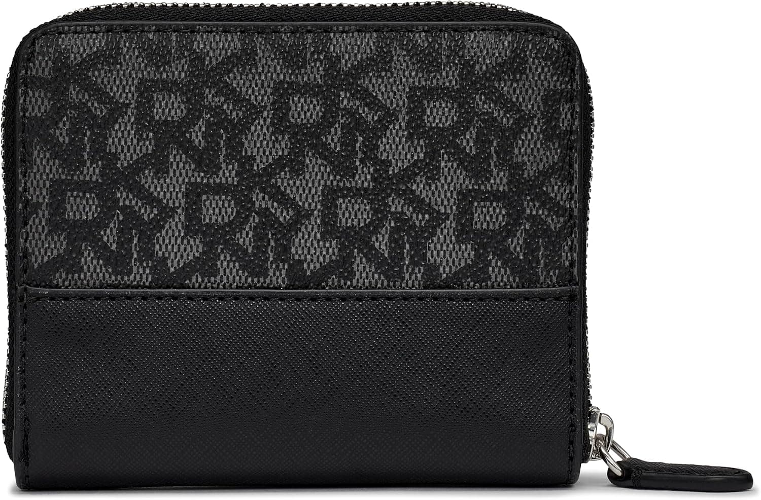 کیف پول زنانه DKNY زیپدار دور مشکی با لوگوی مشکی مدل Vela-SMALL کیف پول زنانه DKNY زیپدار دور مشکی با لوگوی مشکی مدل Vela-SMALL