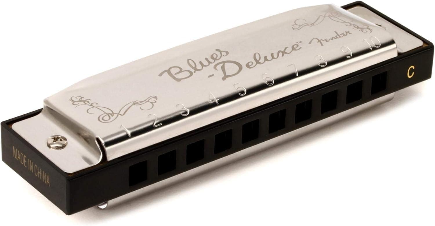 هارمونیکا Fender کلید C (دو) سری Blues Deluxe هارمونیکا Fender کلید C (دو) سری Blues Deluxe