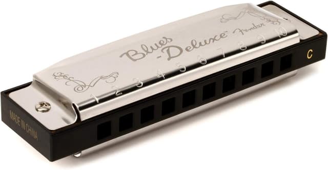 هارمونیکا Fender کلید C (دو) سری Blues Deluxe هارمونیکا Fender کلید C (دو) سری Blues Deluxe