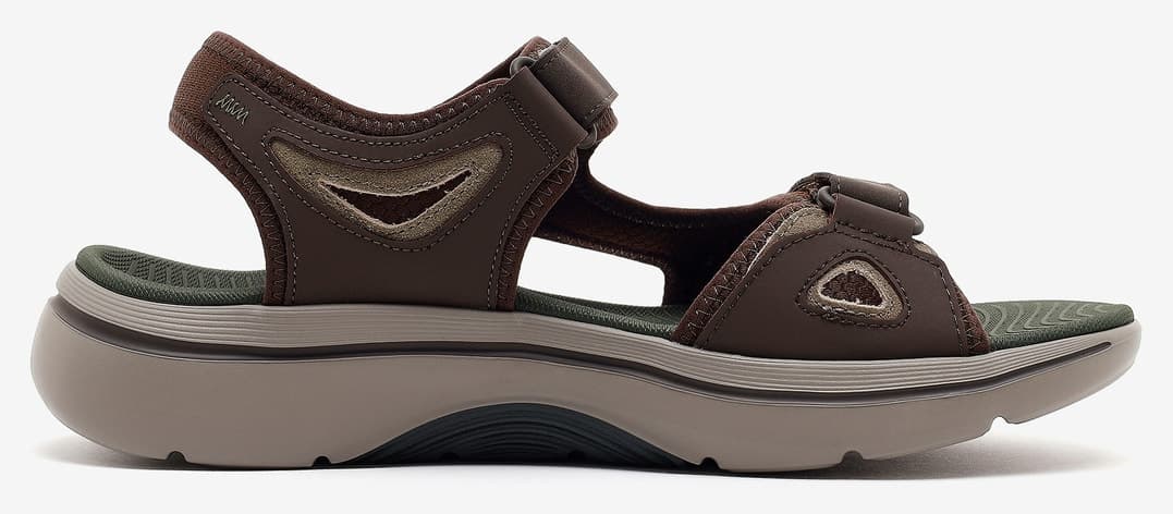 صندل مردانه Skechers GO WALK ARCH FIT 2.0 قهوهای مدل 229309 BRN صندل مردانه Skechers GO WALK ARCH FIT 2.0 قهوهای مدل 229309 BRN
