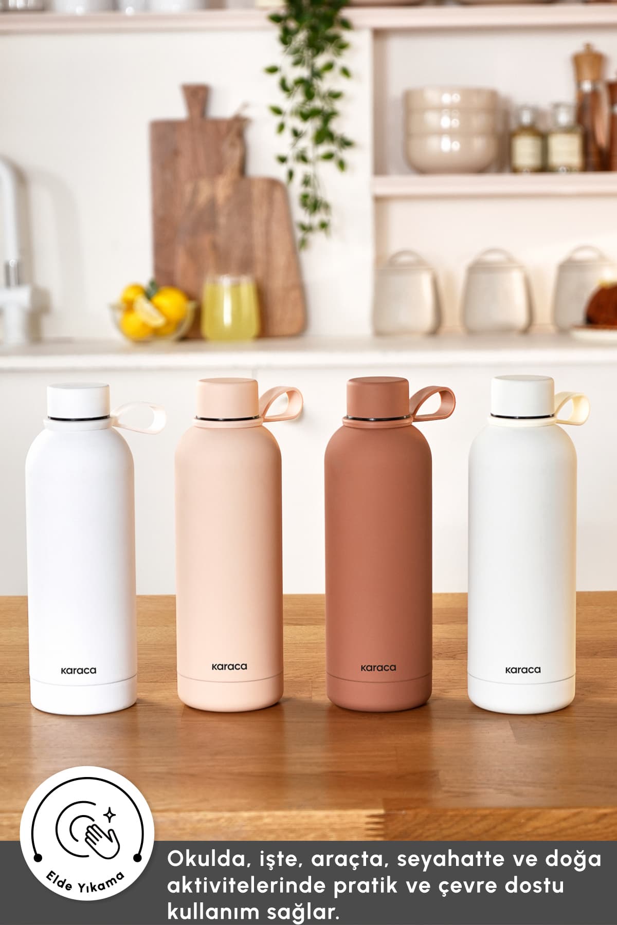 فلاسک استیل ضدنشت Karaca Aly Soft Touch 500 ml به رنگ موکا موس فلاسک استیل ضدنشت Karaca Aly Soft Touch 500 ml به رنگ موکا موس