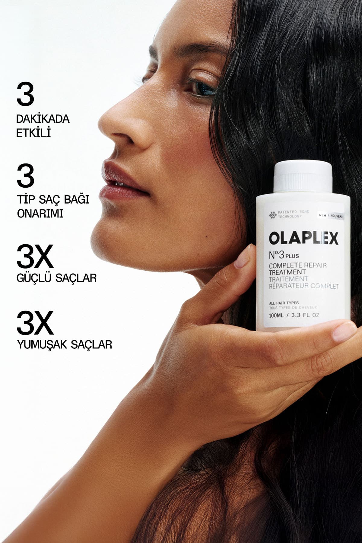 درمان ترمیم کامل Olaplex مدل No3+ 100 ML درمان ترمیم کامل Olaplex مدل No3+ 100 ML