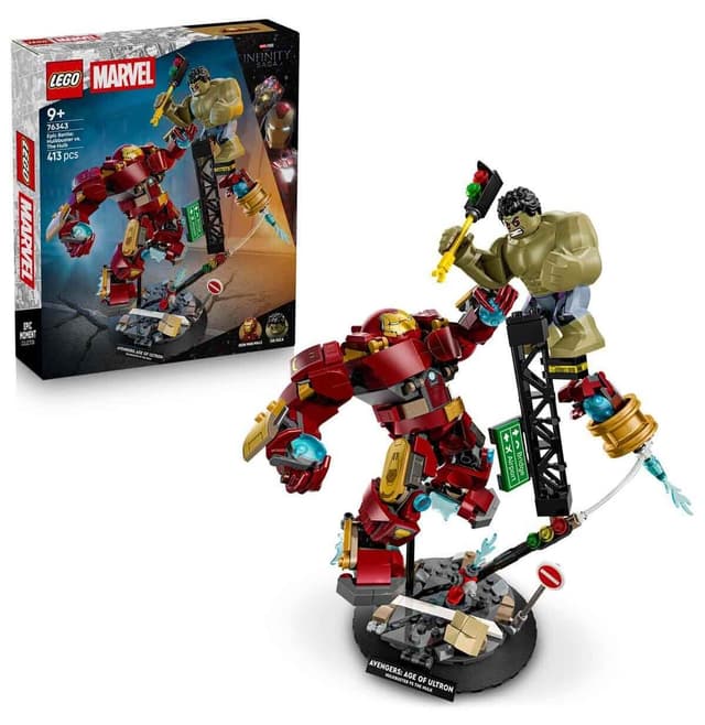 لگو 76343 Marvel نبرد افسانهای Hulkbuster در برابر Hulk لگو 76343 Marvel نبرد افسانهای Hulkbuster در برابر Hulk