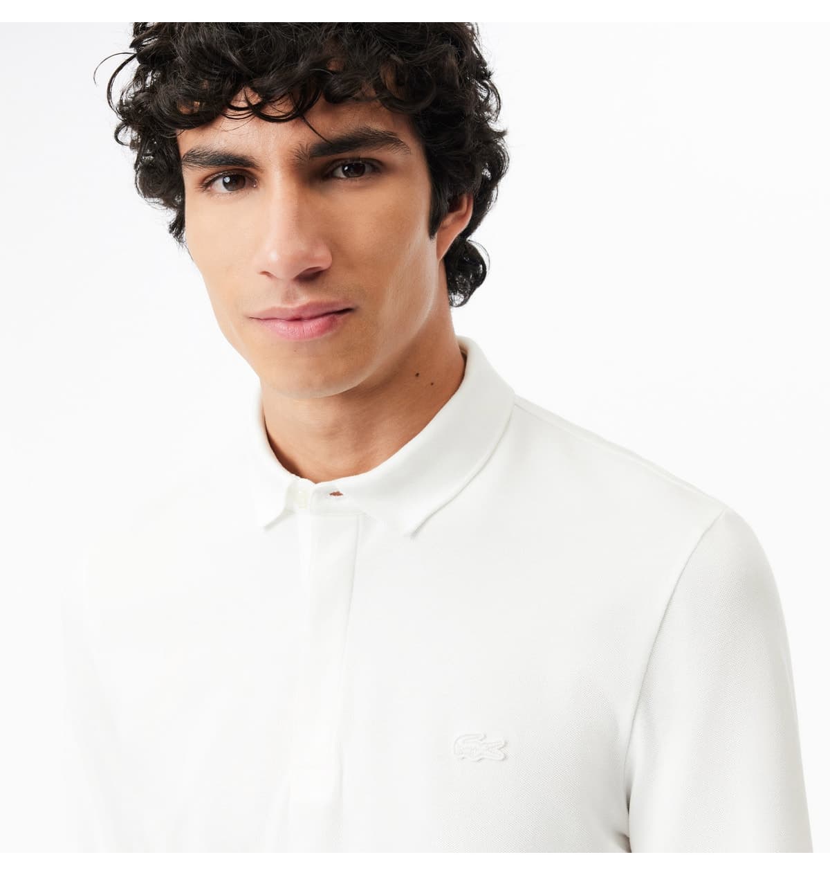 پولو مردانه Lacoste آستین بلند فیت معمولی سفید Paris پولو مردانه Lacoste آستین بلند فیت معمولی سفید Paris