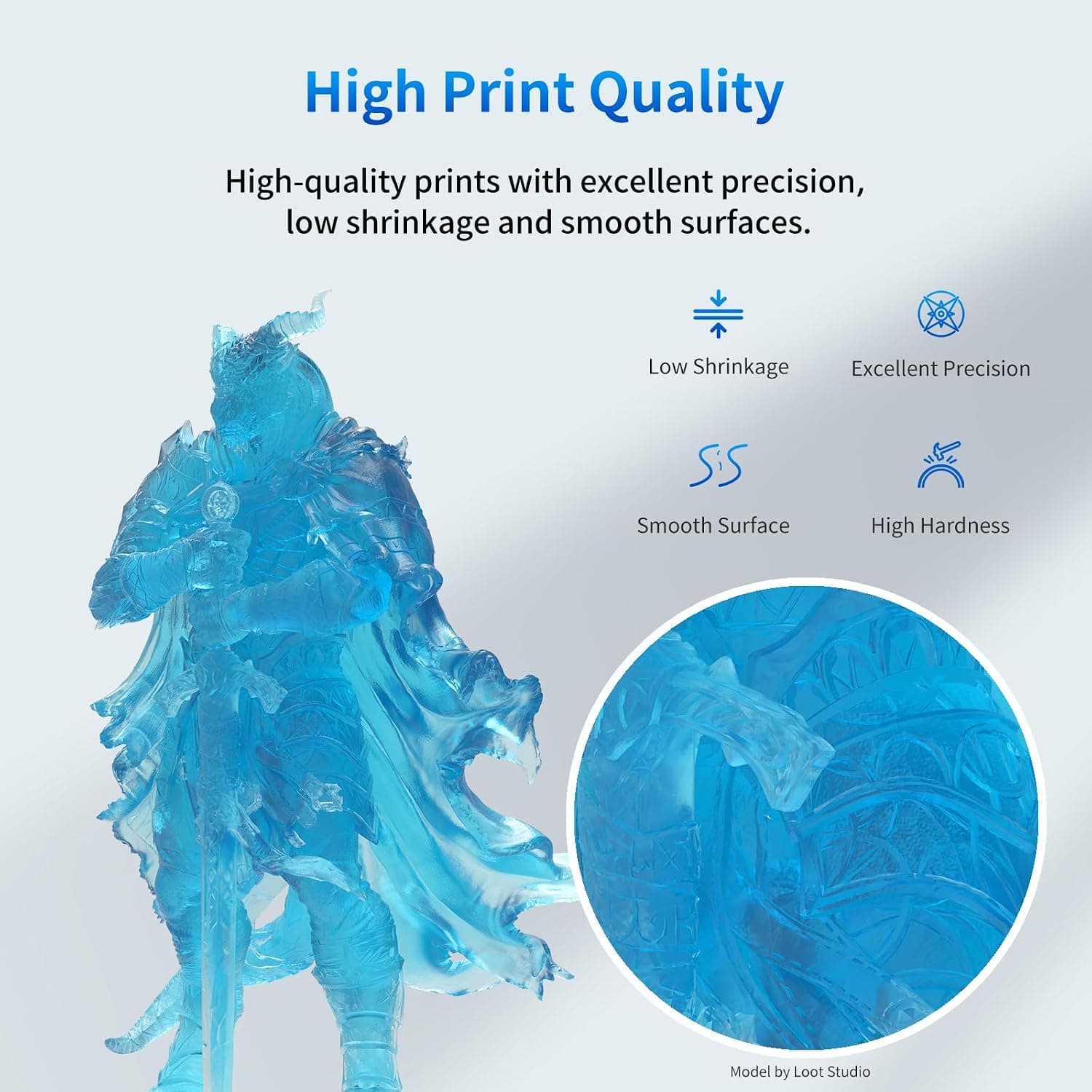 رزین UV پرینتر سه بعدی ANYCUBIC 405nm آبی روشن 1kg رزین UV پرینتر سه بعدی ANYCUBIC 405nm آبی روشن 1kg