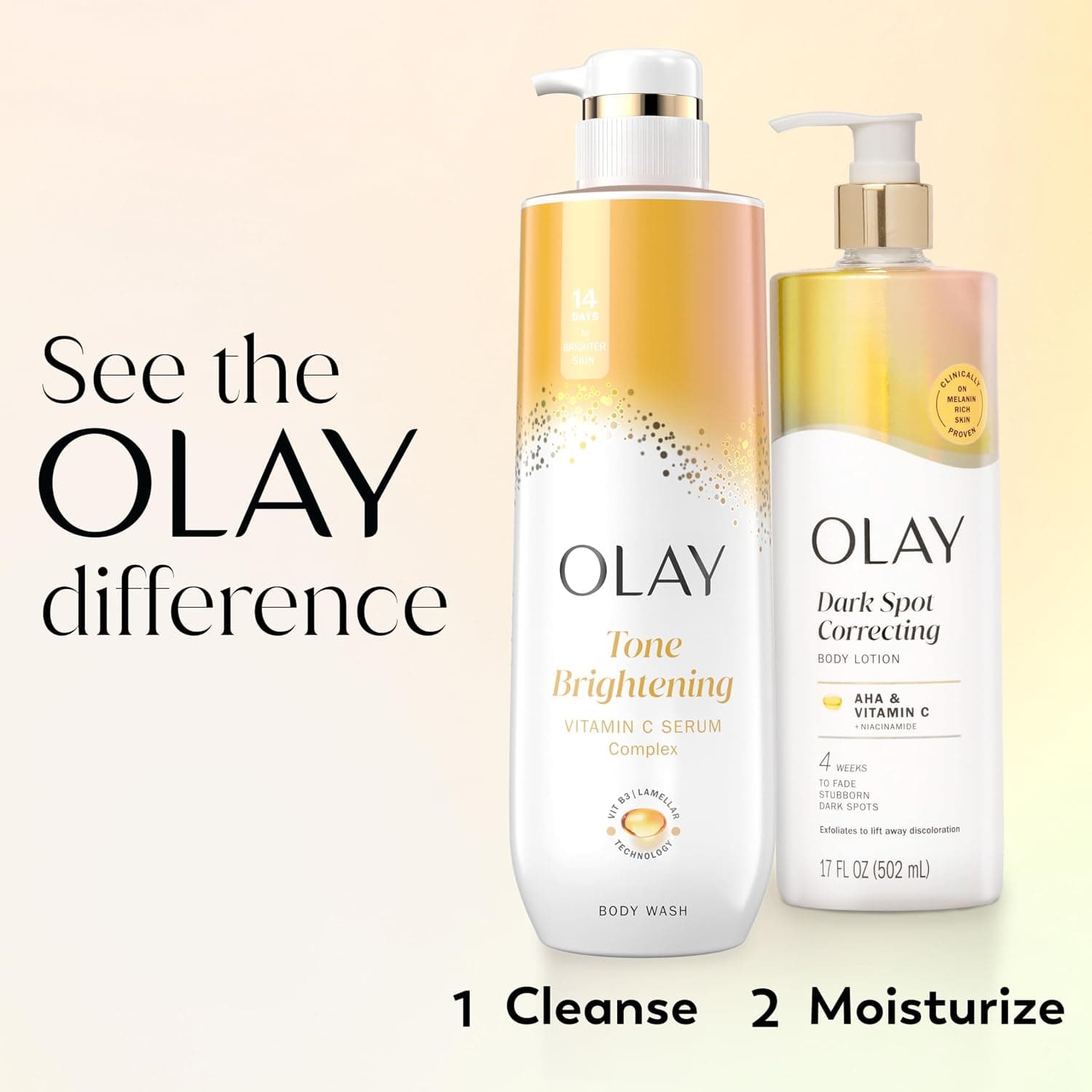 لوسیون بدن زنانه Olay با سرم AHA کاهش تیرگی پوست 17 fl oz لوسیون بدن زنانه Olay با سرم AHA کاهش تیرگی پوست 17 fl oz