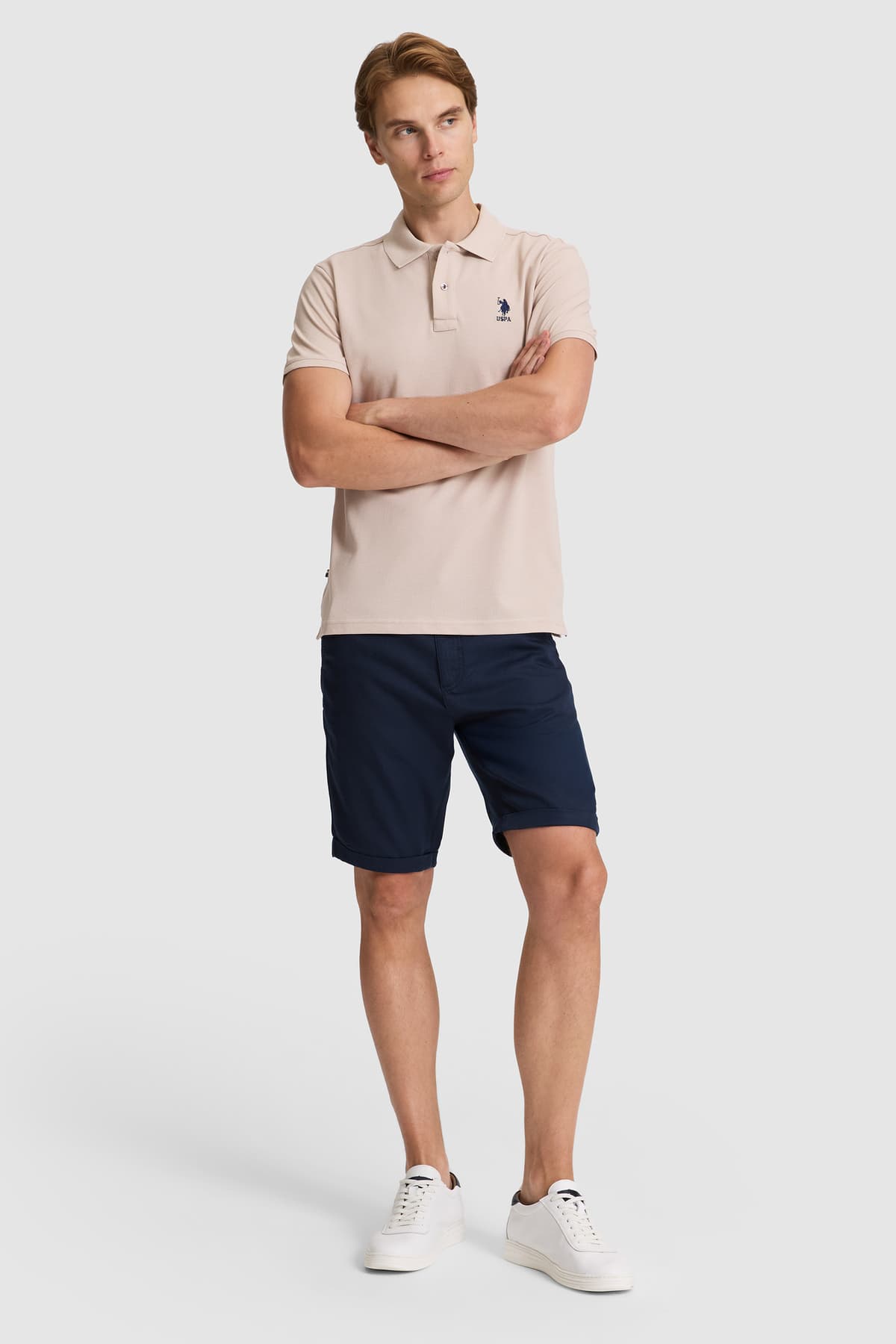 تیشرت مردانه U.S. Polo Assn. یقه پولو فیت معمولی سنگی مدل 50322314-VR049 تیشرت مردانه U.S. Polo Assn. یقه پولو فیت معمولی سنگی مدل 50322314-VR049