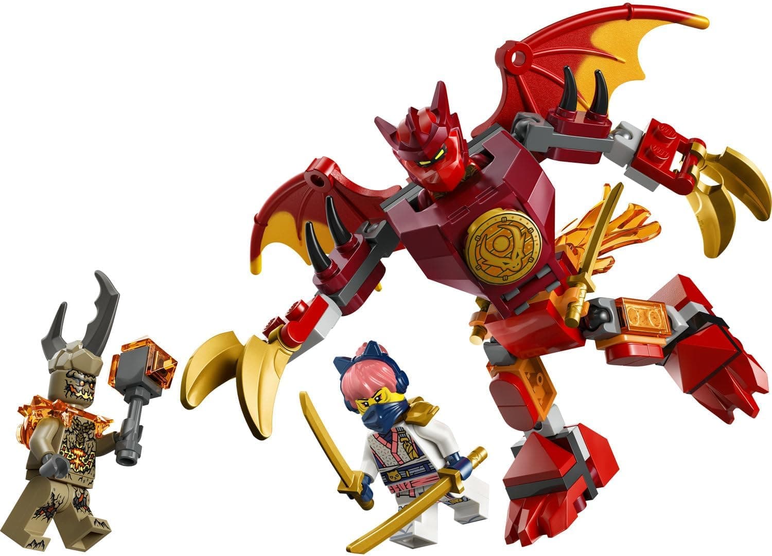 لگو NINJAGO بسته نبرد ربات اژدهای Kai مدل 71851 لگو NINJAGO بسته نبرد ربات اژدهای Kai مدل 71851