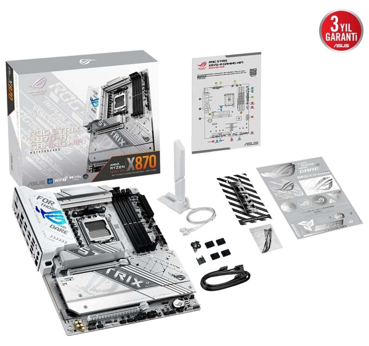 مادربرد ASUS ROG STRIX X870-A GAMING WIFI سوکت AM5 حافظه DDR5 فرم فاکتور ATX مادربرد ASUS ROG STRIX X870-A GAMING WIFI سوکت AM5 حافظه DDR5 فرم فاکتور ATX