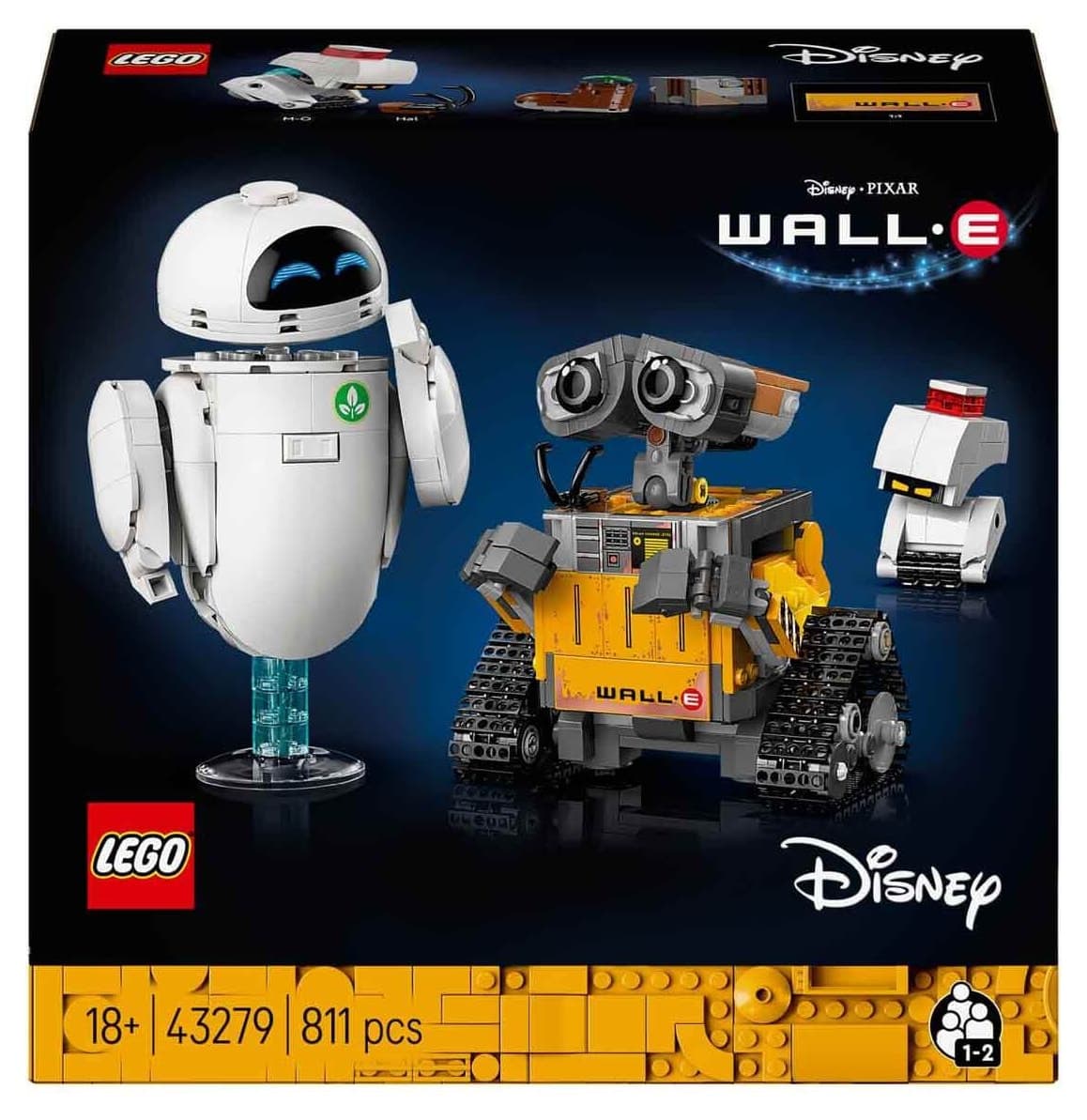 لگو Disney Pixar مدل WALL-E و EVE 43279 کلکسیونی لگو Disney Pixar مدل WALL-E و EVE 43279 کلکسیونی