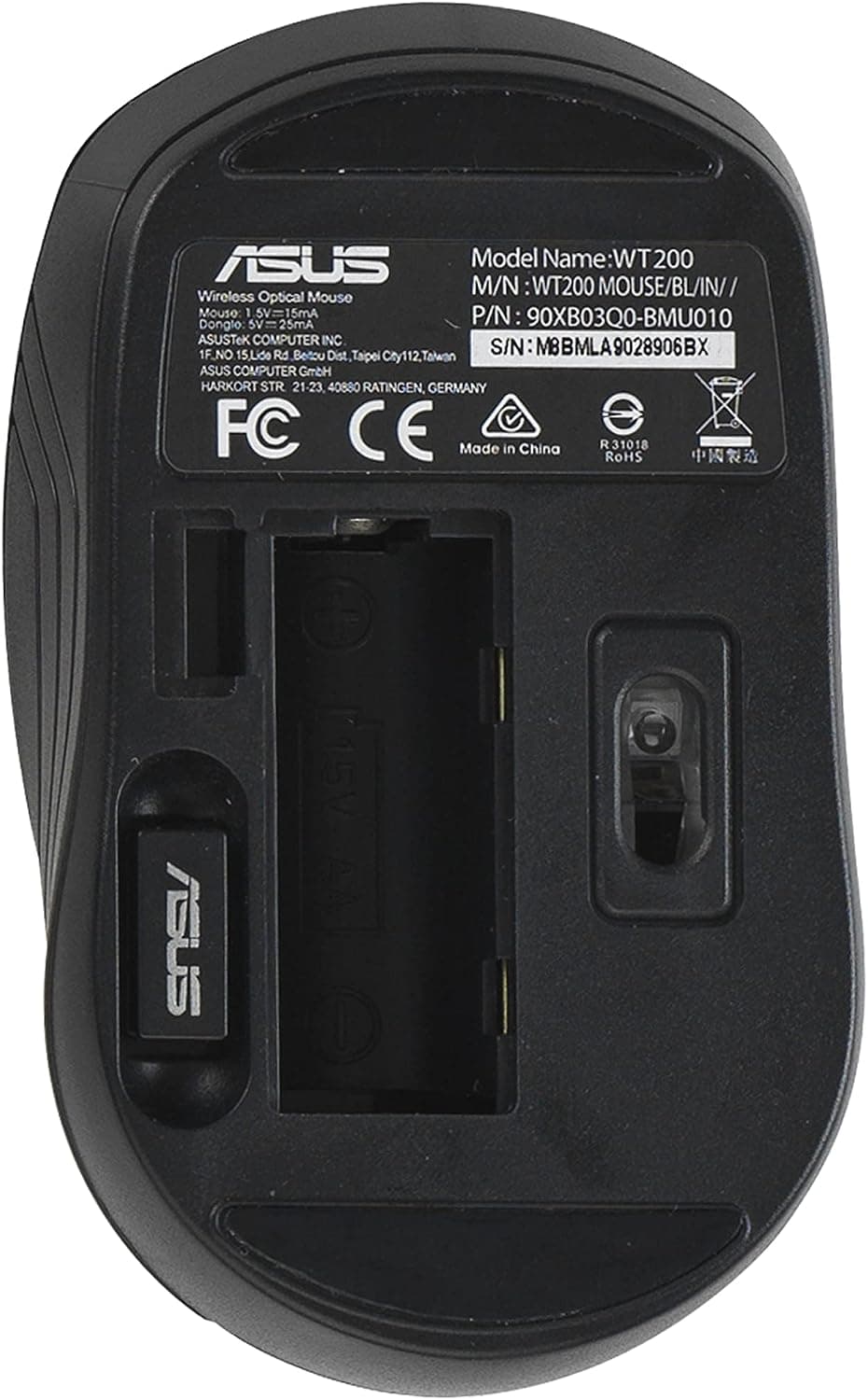 ماوس مینی ارگونومیک بیسیم اپتیکال آبی ASUS با فرکانس 2.4ghz و اتصال USB مدل WT200 ماوس مینی ارگونومیک بیسیم اپتیکال آبی ASUS با فرکانس 2.4ghz و اتصال USB مدل WT200