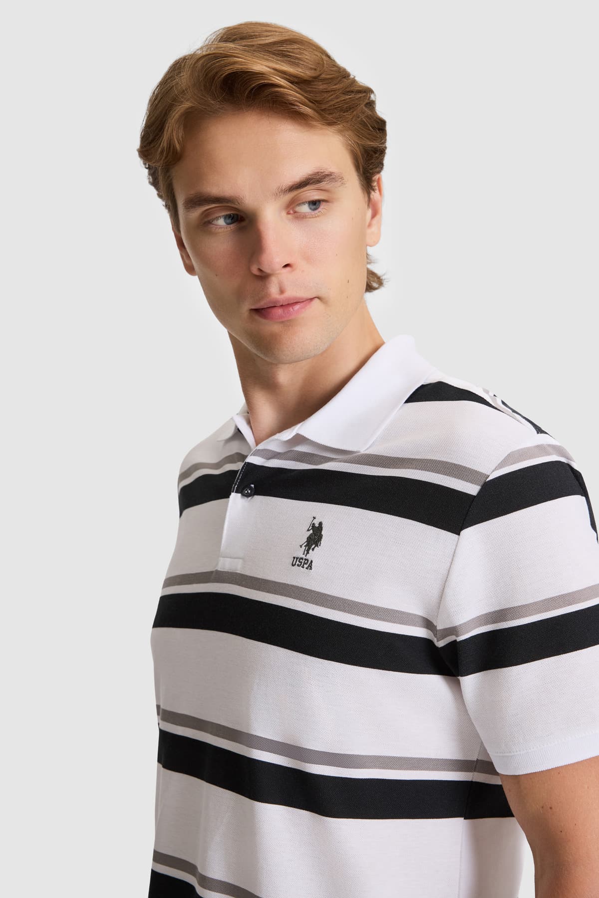 تیشرت یقه پولو مردانه U.S. Polo Assn. مشکی فیت معمولی مدل 50326934-VR046 تیشرت یقه پولو مردانه U.S. Polo Assn. مشکی فیت معمولی مدل 50326934-VR046
