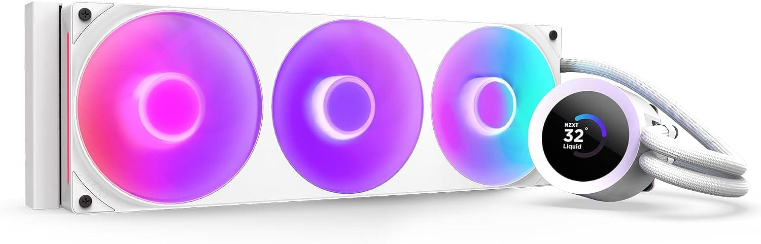 خنککننده مایع CPU NZXT Kraken Plus 280 رادیاتور 280mm LCD قابل شخصیسازی مشکی خنککننده مایع CPU NZXT Kraken Plus 280 رادیاتور 280mm LCD قابل شخصیسازی مشکی