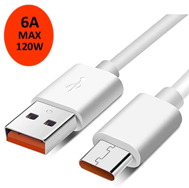 کابل شارژ و دیتا Xiaomi Type-C اورجینال 120W مدل Mi کابل شارژ و دیتا Xiaomi Type-C اورجینال 120W مدل Mi