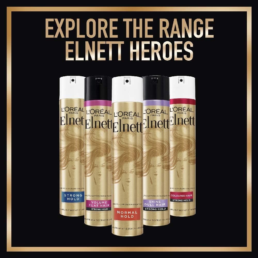 اسپری حالتدهنده مو L'Oreal Paris مدل Elnett با تثبیت بسیار قوی 200 ml اسپری حالتدهنده مو L'Oreal Paris مدل Elnett با تثبیت بسیار قوی 200 ml