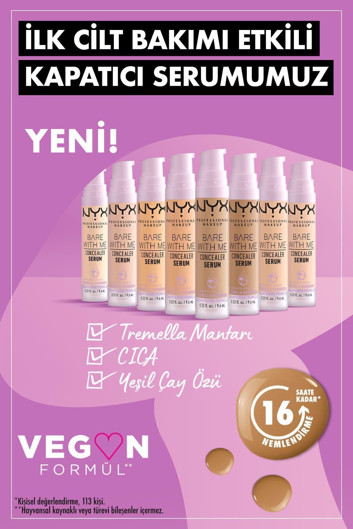 کانسیلر سرمی NYX Professional Makeup Bare With Me شماره 03 Vanilla کانسیلر سرمی NYX Professional Makeup Bare With Me شماره 03 Vanilla