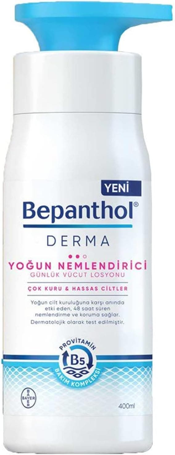 لوسیون بدن روزانه مرطوبکننده قوی Bepanthol Derma 400 ml لوسیون بدن روزانه مرطوبکننده قوی Bepanthol Derma 400 ml