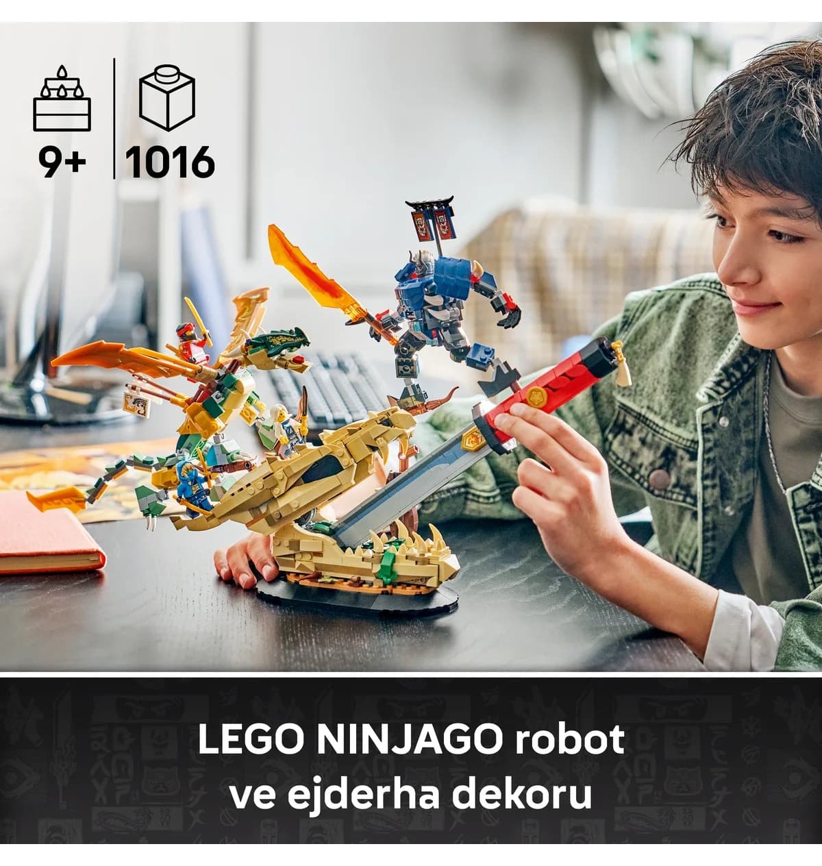 لگو NINJAGO نبرد شمشیر اژدها ۱۰۱۶ قطعهای مدل 71871 لگو NINJAGO نبرد شمشیر اژدها ۱۰۱۶ قطعهای مدل 71871