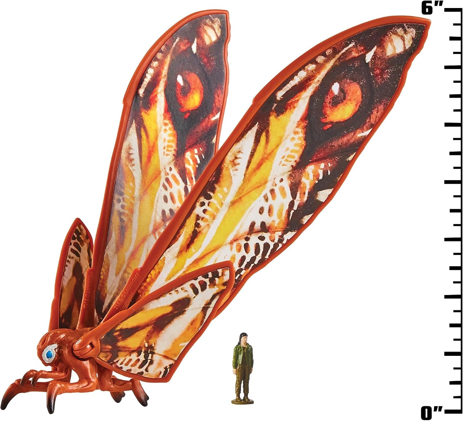 فیگور اکشن Mothra MonsterVerse Godzilla x Kong: The New Empire، 15 cm، همراه با مینی JIA 2.5 cm، مناسب 4 سال به بالا فیگور اکشن Mothra MonsterVerse Godzilla x Kong: The New Empire، 15 cm، همراه با مینی JIA 2.5 cm، مناسب 4 سال به بالا