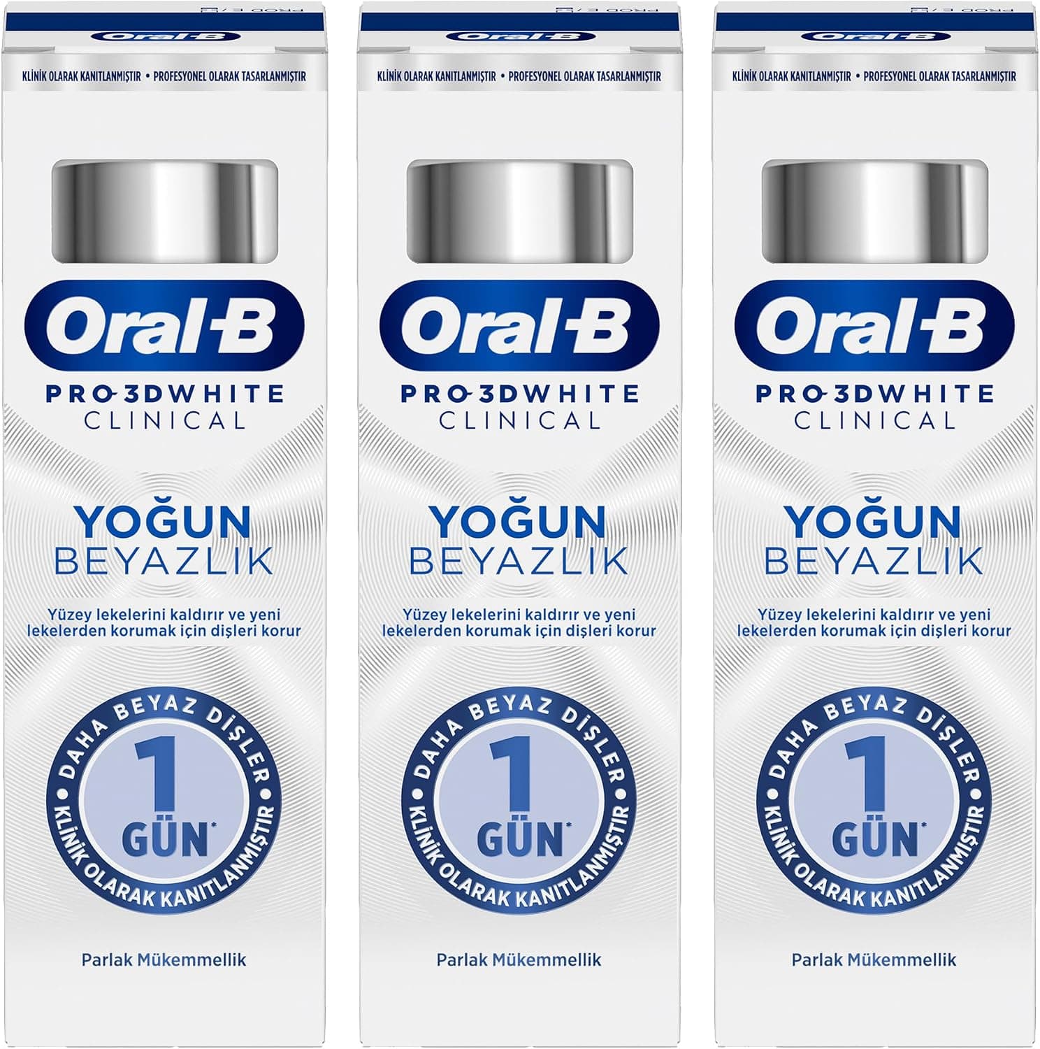 خمیردندان Oral-B Pro 3D White Clinical سفیدکنندگی شدید 75 ml خمیردندان Oral-B Pro 3D White Clinical سفیدکنندگی شدید 75 ml