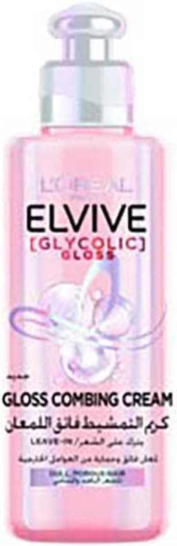 کرم شانهزنی بدونشستشو L'Oréal Paris Elvive Glycolic Gloss ۲٪ کمپلکس براقی گلیکولیک اسید 200 ml کرم شانهزنی بدونشستشو L'Oréal Paris Elvive Glycolic Gloss ۲٪ کمپلکس براقی گلیکولیک اسید 200 ml