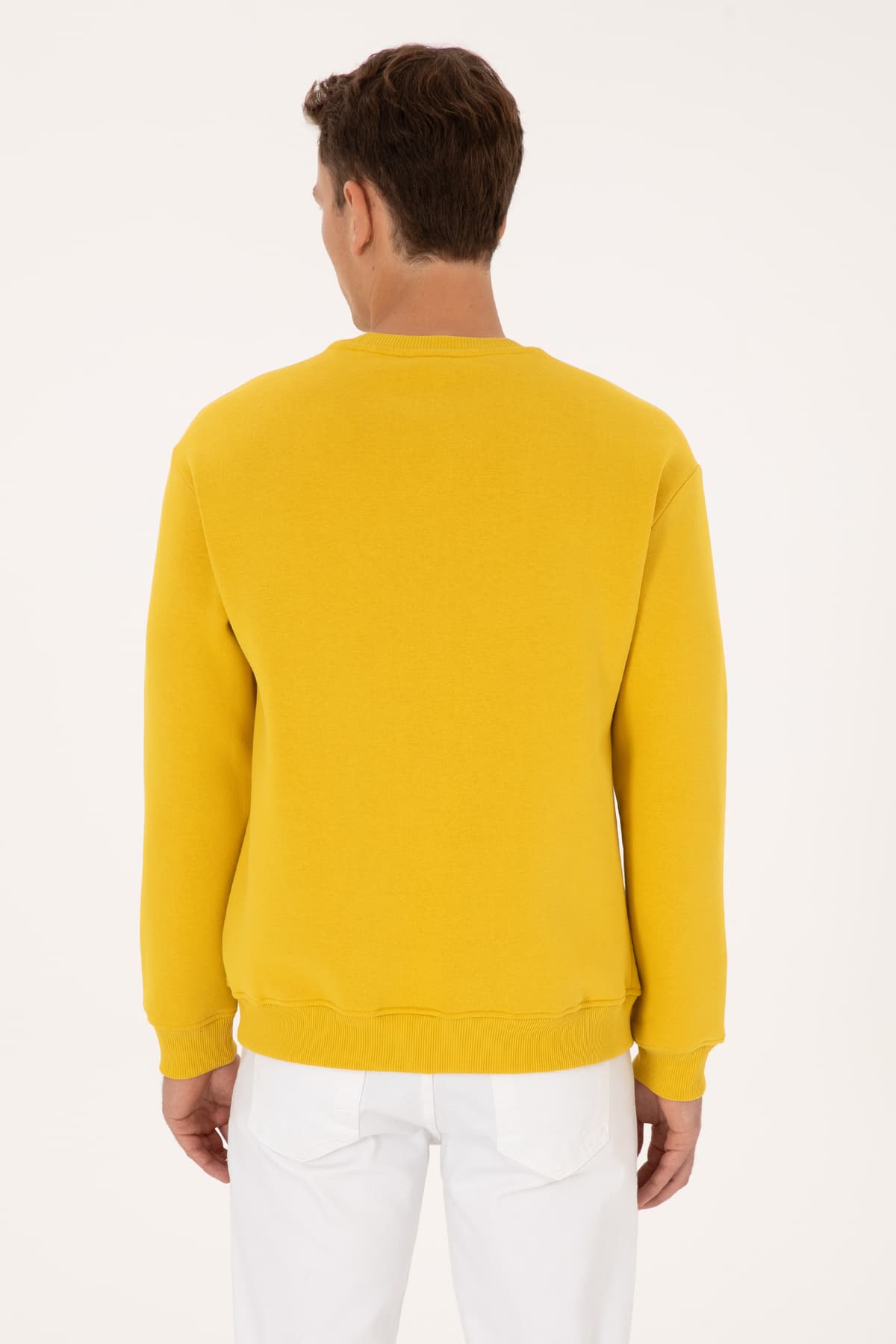 سوئیشرت مردانه U.S. Polo Assn. یقه گرد کامفورت فیت شاردونی زرد مدل 50313757-VR094 سوئیشرت مردانه U.S. Polo Assn. یقه گرد کامفورت فیت شاردونی زرد مدل 50313757-VR094