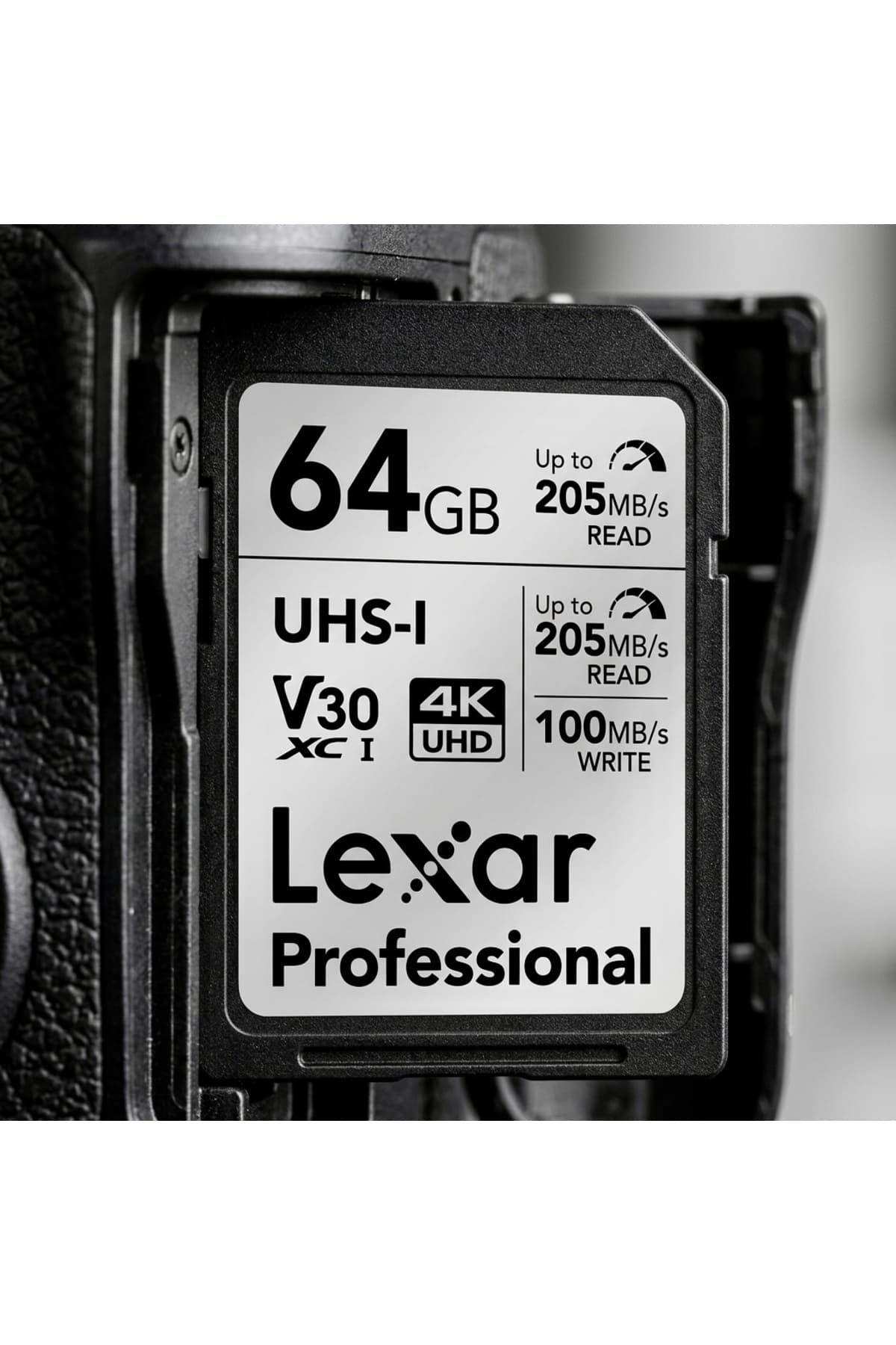 کارت حافظه Lexar Professional Silver Plus 64GB SDXC با سرعت 205MB/s، V30 و 4K بههمراه کیف حمل اختصاصی کارت حافظه Lexar Professional Silver Plus 64GB SDXC با سرعت 205MB/s، V30 و 4K بههمراه کیف حمل اختصاصی