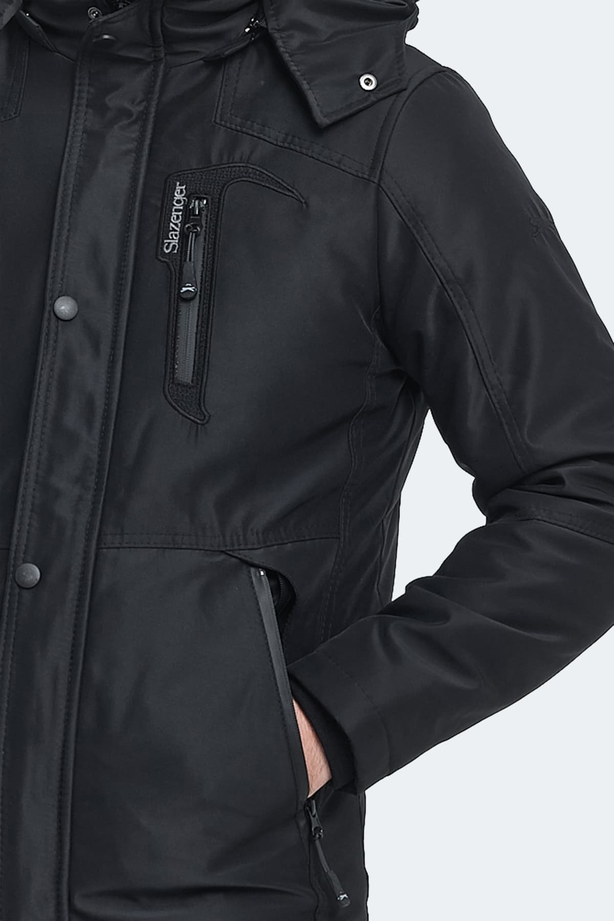 کاپشن مردانه Slazenger مشکی مدل HANKIN کاپشن مردانه Slazenger مشکی مدل HANKIN