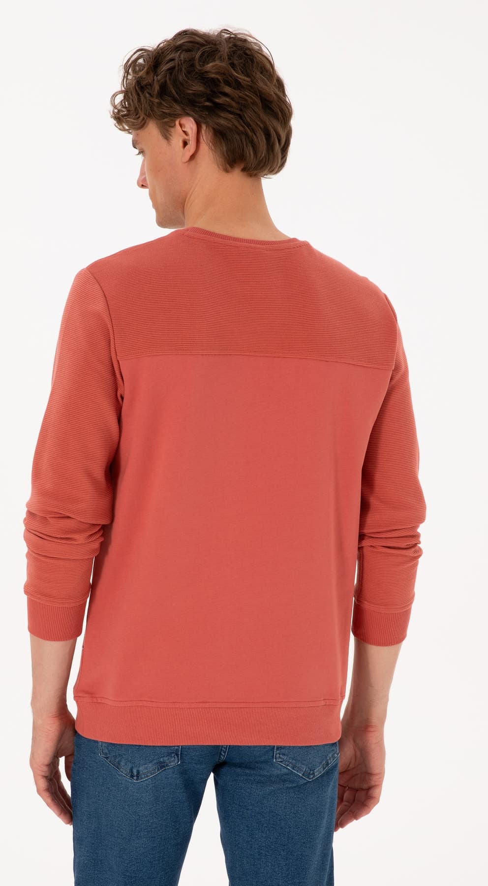 سوئیشرت مردانه U.S. Polo Assn. فیت معمولی صورتی خاکی نازک مدل 50315455-VR026 سوئیشرت مردانه U.S. Polo Assn. فیت معمولی صورتی خاکی نازک مدل 50315455-VR026