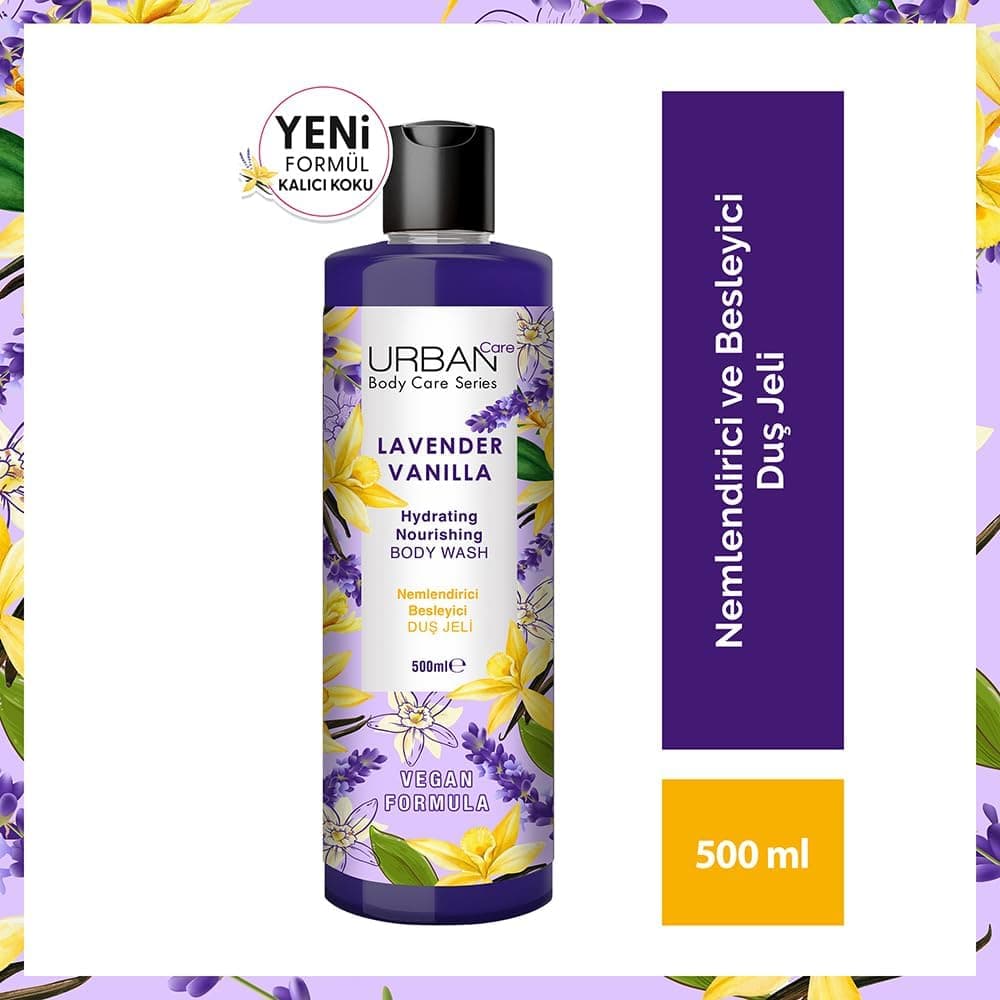 ژل دوش Urban Care با رایحه لاوندر و وانیل تجدیدکننده آبرسان و مغذی 500 ml ژل دوش Urban Care با رایحه لاوندر و وانیل تجدیدکننده آبرسان و مغذی 500 ml