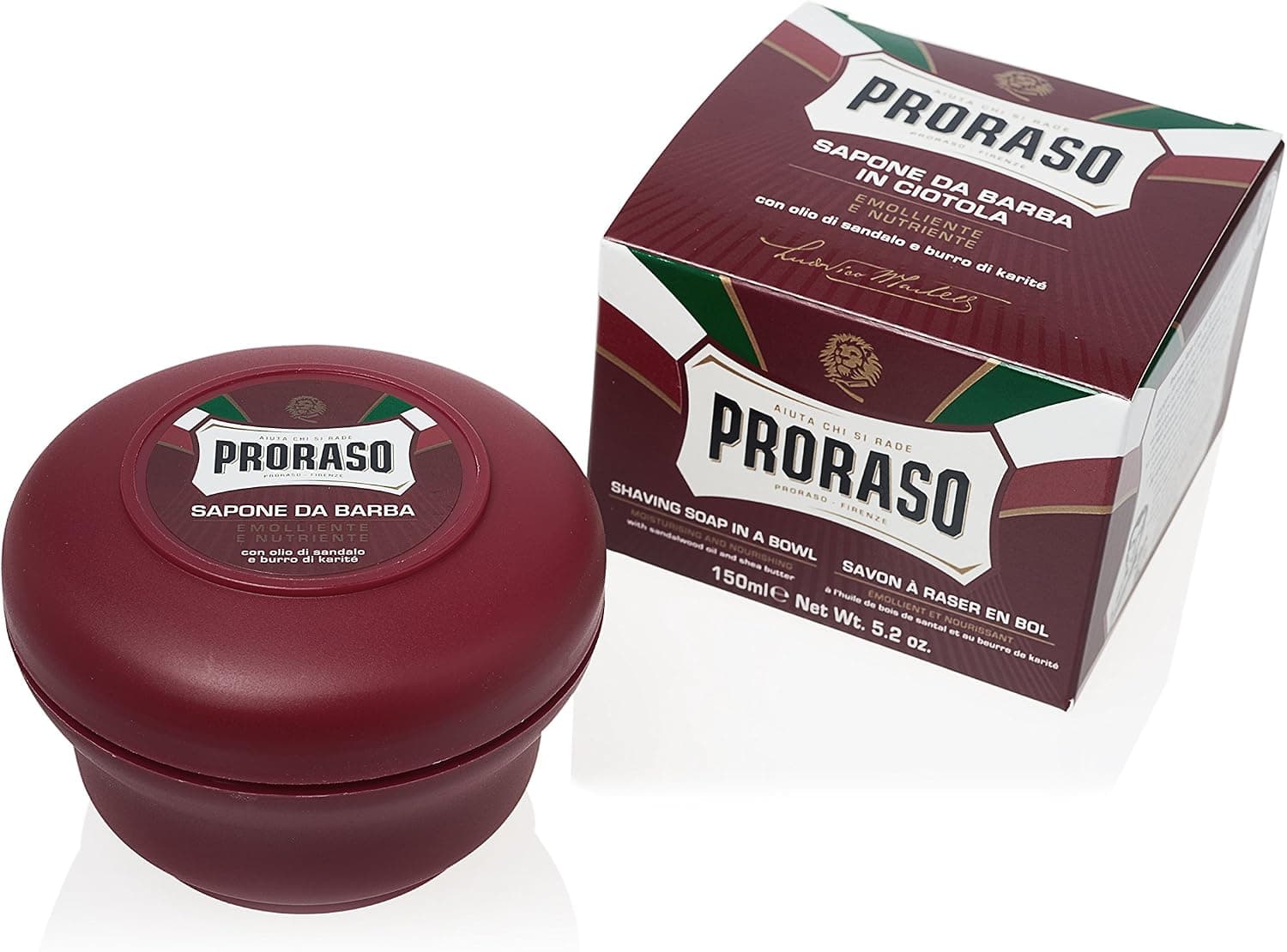 صابون اصلاح مردانه Proraso در کاسه قرمز 150 ml صابون اصلاح مردانه Proraso در کاسه قرمز 150 ml