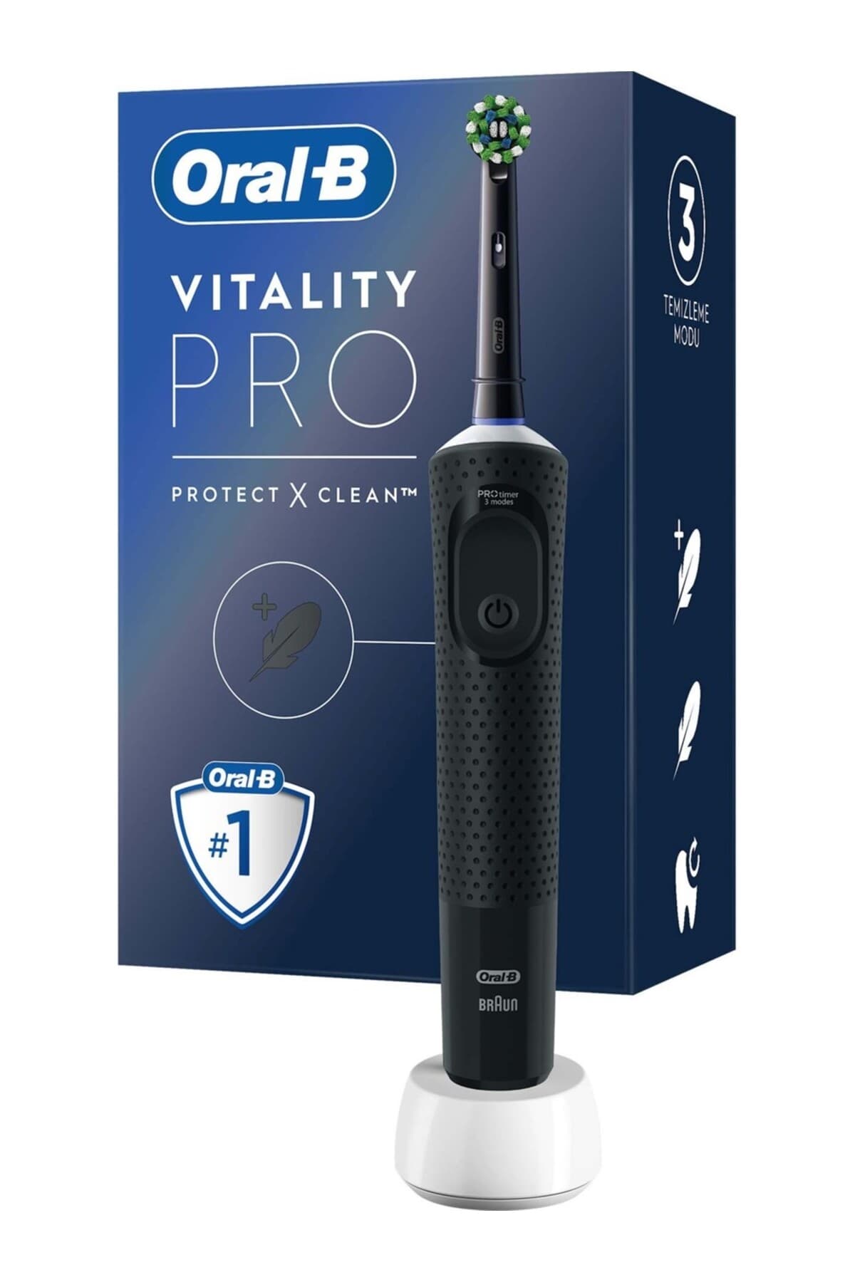 مسواک برقی Oral-B Vitality Pro Cross Action مشکی مدل D103 مسواک برقی Oral-B Vitality Pro Cross Action مشکی مدل D103