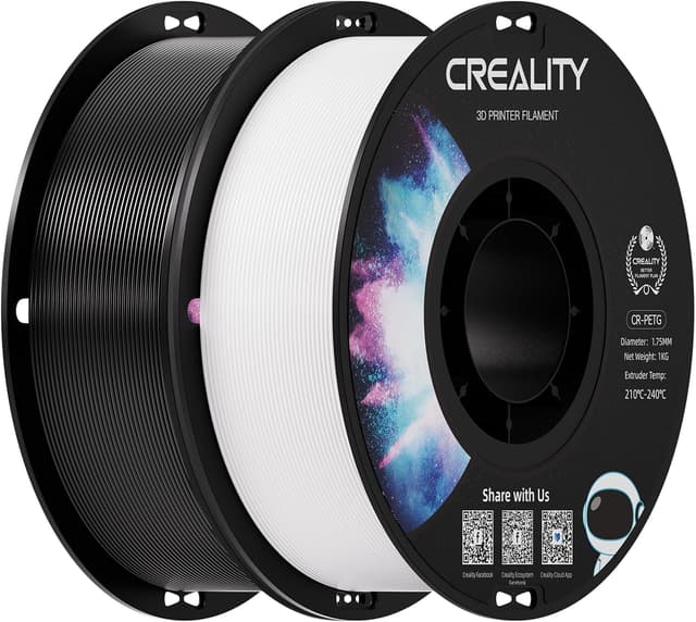فیلامنت پرینتر سه بعدی Creality مدل CR-ABS قطر 1.75mm سیاه و سفید فیلامنت پرینتر سه بعدی Creality مدل CR-ABS قطر 1.75mm سیاه و سفید