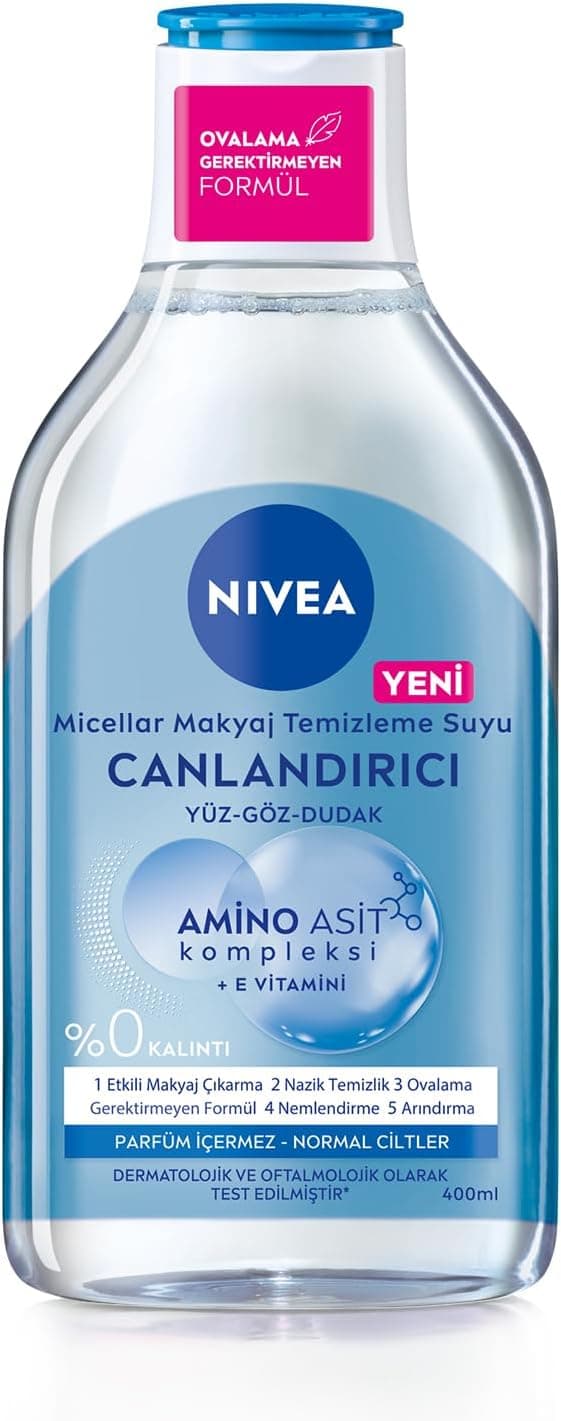 آب پاککننده Micellar آرایش NIVEA 5in1 احیاکننده مخصوص پوست نرمال 400 ml آب پاککننده Micellar آرایش NIVEA 5in1 احیاکننده مخصوص پوست نرمال 400 ml