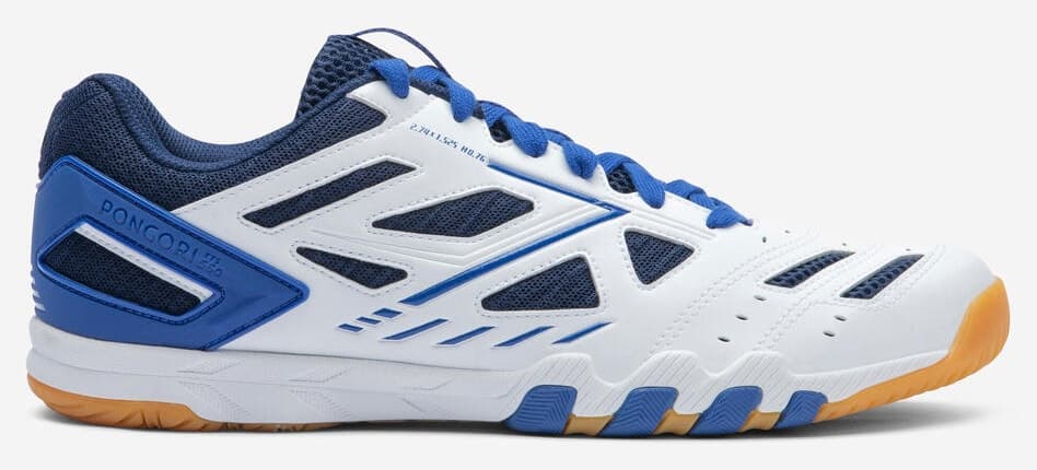 کفش تنیس روی میز زنانه Decathlon Pongori آبی/سفید مدل TTS 560 کفش تنیس روی میز زنانه Decathlon Pongori آبی/سفید مدل TTS 560