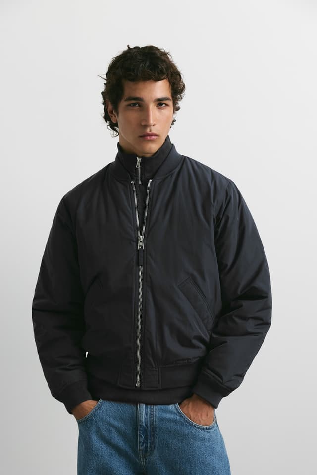 ژاکت بامبر مردانه Pull & Bear پفی ژاکت بامبر مردانه Pull & Bear پفی
