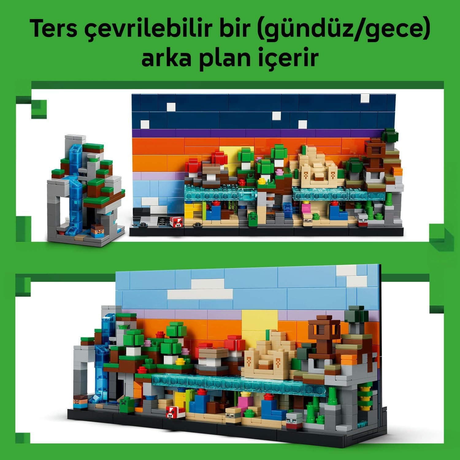 لگو Minecraft بیومهای مینی مدل 21589 لگو Minecraft بیومهای مینی مدل 21589