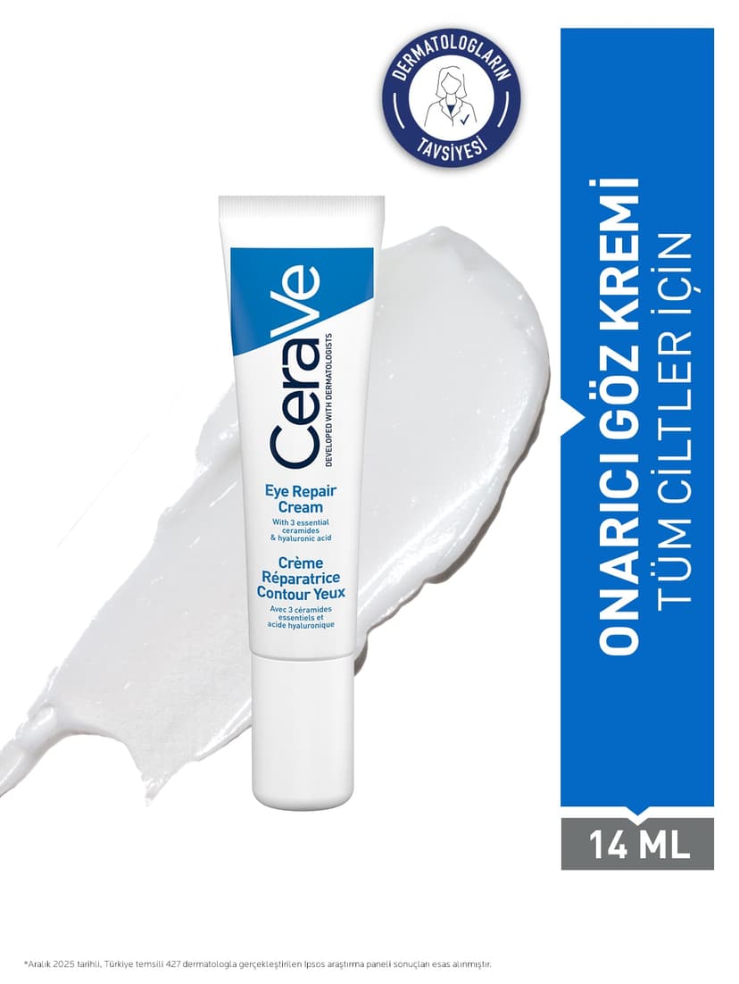 کرم دور چشم CeraVe ضد حلقه تیره و پف ترمیمکننده 14 ml کرم دور چشم CeraVe ضد حلقه تیره و پف ترمیمکننده 14 ml