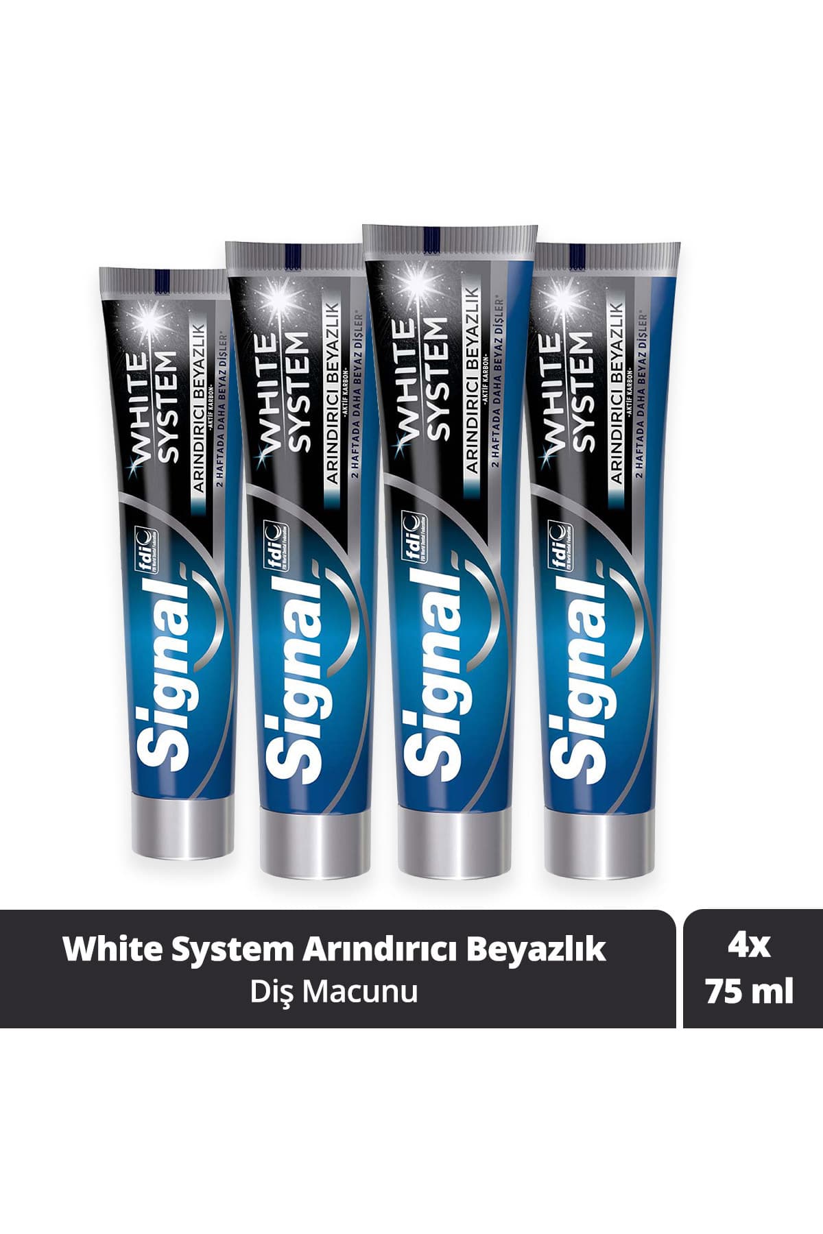 خمیردندان Signal White System سفیدکننده 75 Mlx4 خمیردندان Signal White System سفیدکننده 75 Mlx4