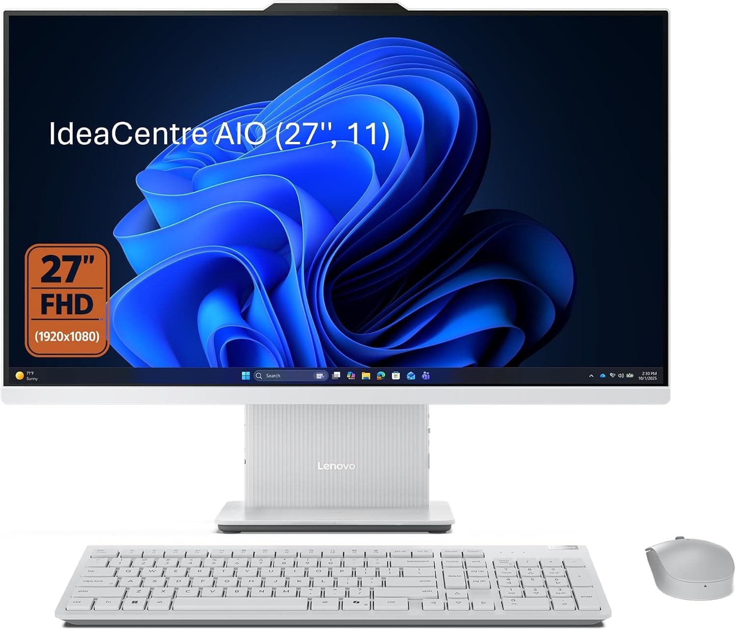 کامپیوتر دسکتاپ Lenovo IdeaCentre AIO 27 خاکستری مدل F0JW0005AX کامپیوتر دسکتاپ Lenovo IdeaCentre AIO 27 خاکستری مدل F0JW0005AX