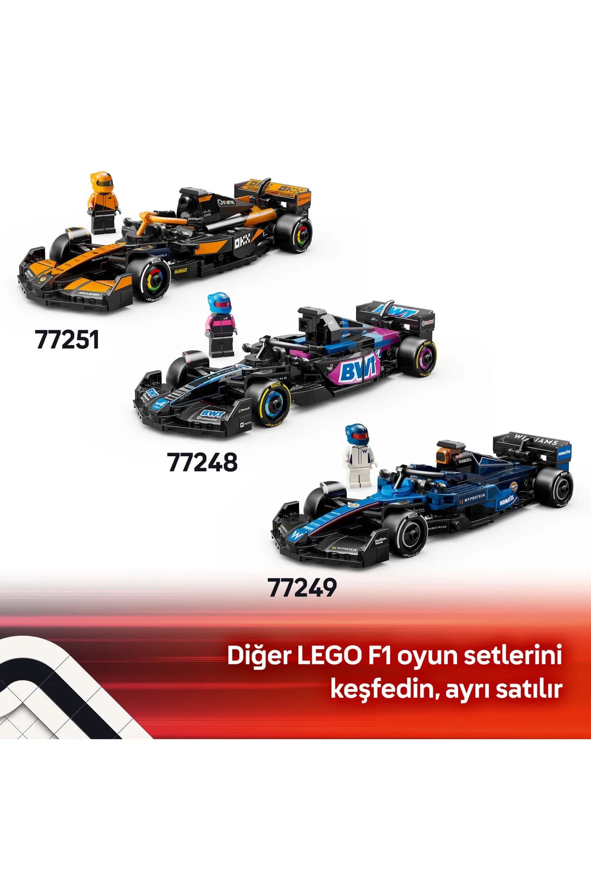 ماشین مسابقهای اسباببازی لگو Speed Champions MoneyGram Haas F1® Team VF-24 مدل 77250 ماشین مسابقهای اسباببازی لگو Speed Champions MoneyGram Haas F1® Team VF-24 مدل 77250