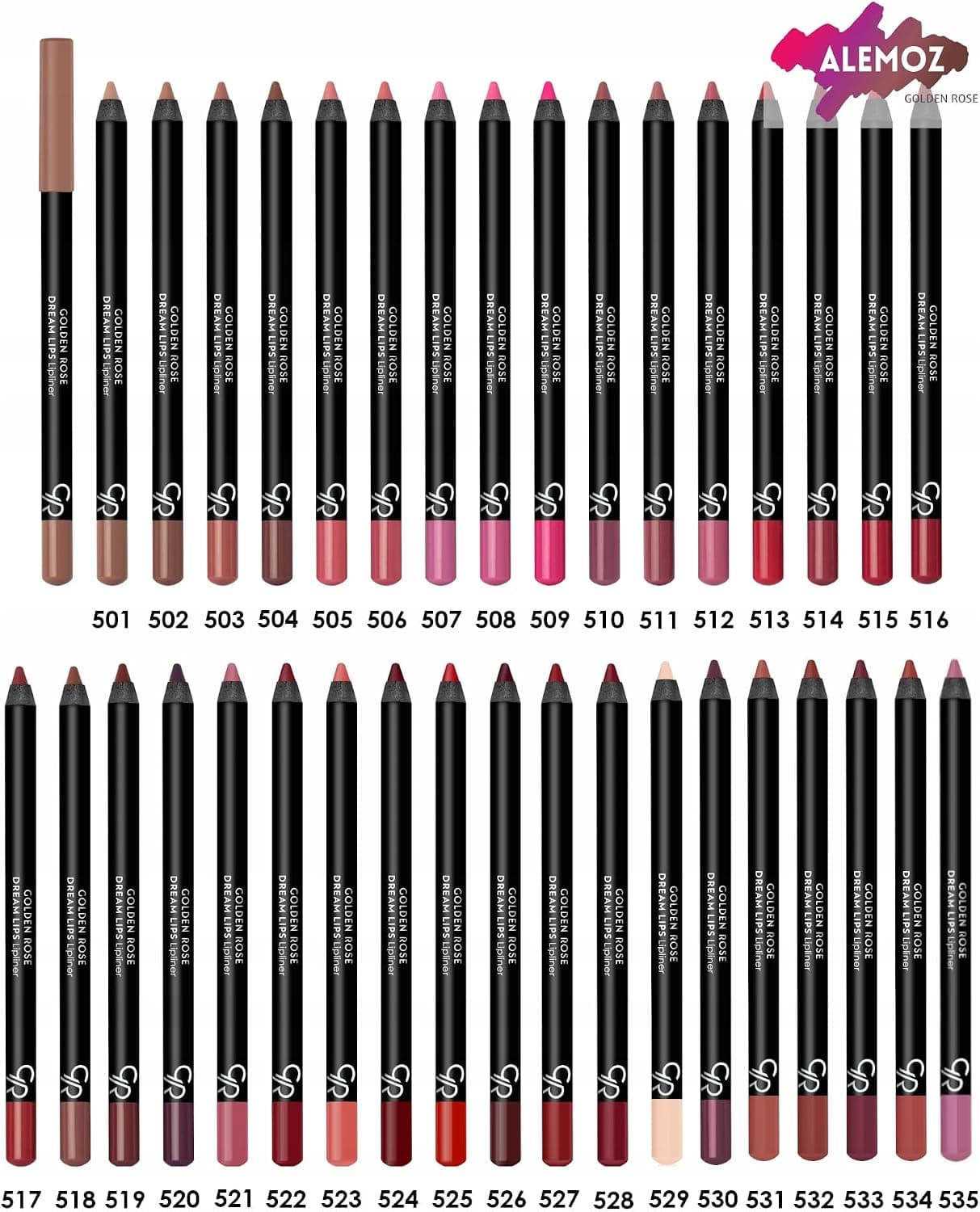 مداد لب Golden Rose Dream Lips نرم با جلوه مات مدل 518 مداد لب Golden Rose Dream Lips نرم با جلوه مات مدل 518