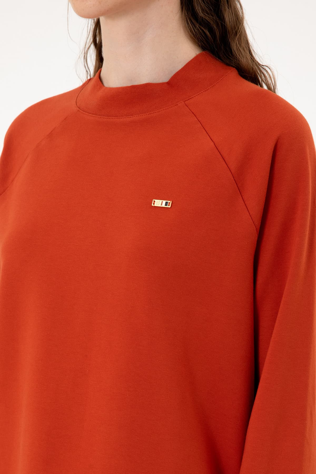سوئیشرت زنانه U.S. Polo Assn. آجری یقه گرد فیت معمولی بیسیک مدل 50313610-VR031 سوئیشرت زنانه U.S. Polo Assn. آجری یقه گرد فیت معمولی بیسیک مدل 50313610-VR031