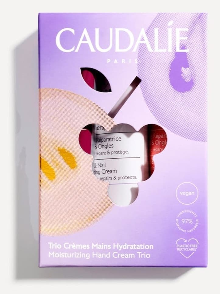 ست کرم دست نمرسان Caudalie سهتایی 30ml ست کرم دست نمرسان Caudalie سهتایی 30ml