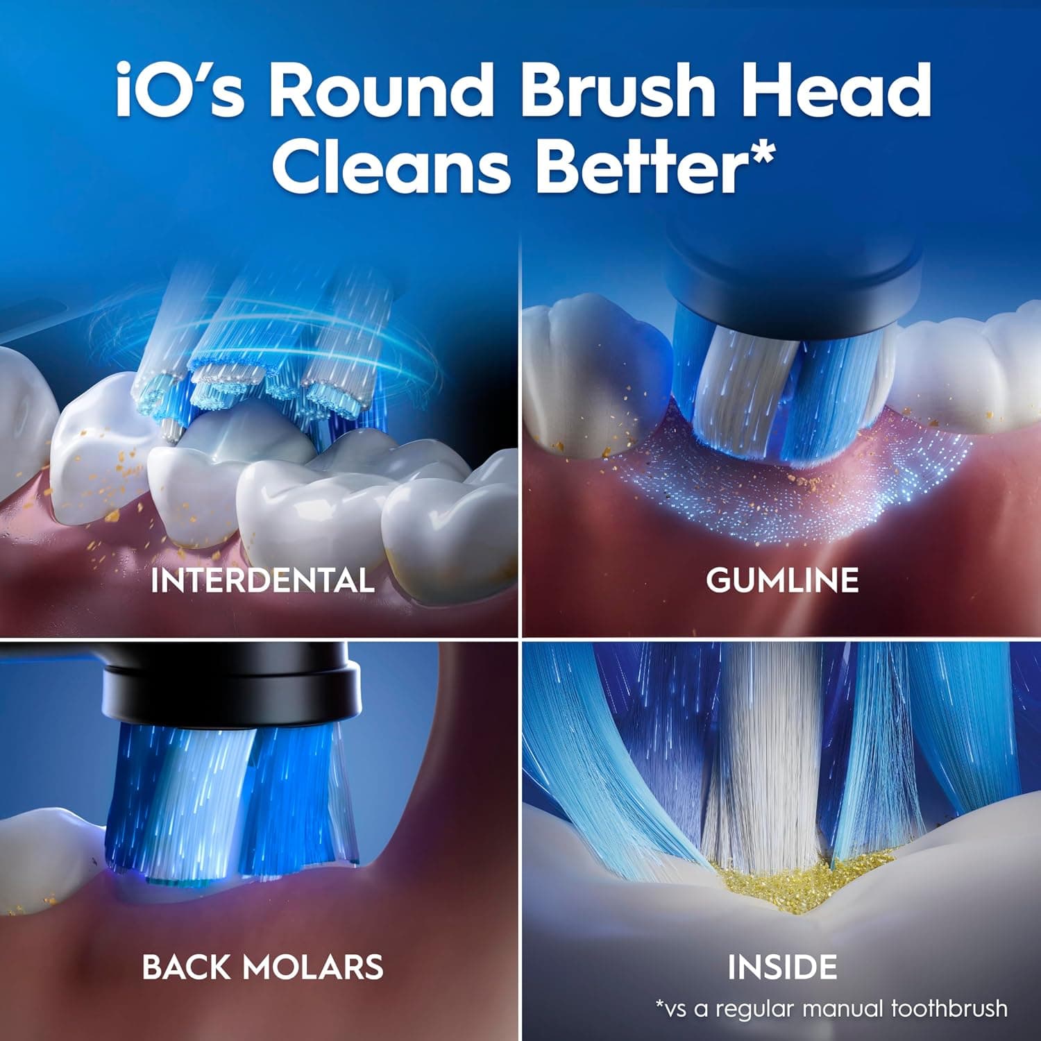 مسواک برقی Oral-B iO Series 10 مشکی کیهانی به همراه 4 سر یدکی مسواک برقی Oral-B iO Series 10 مشکی کیهانی به همراه 4 سر یدکی