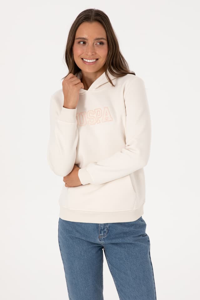سوئیشرت زنانه U.S. Polo Assn. کاپوشوندار کرم شاردونی بیسیک مدل 50313566-VR071 سوئیشرت زنانه U.S. Polo Assn. کاپوشوندار کرم شاردونی بیسیک مدل 50313566-VR071