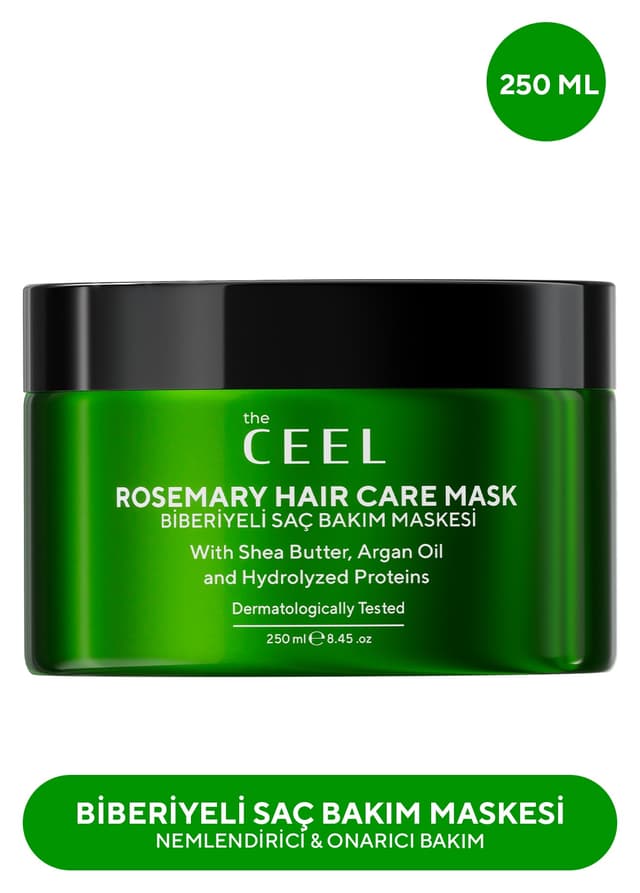 ماسک مراقبت از مو The Ceel حاوی فلفل، کره شی، روغن آرگان و پروتئین هیدرولیزشده 250 ML ماسک مراقبت از مو The Ceel حاوی فلفل، کره شی، روغن آرگان و پروتئین هیدرولیزشده 250 ML