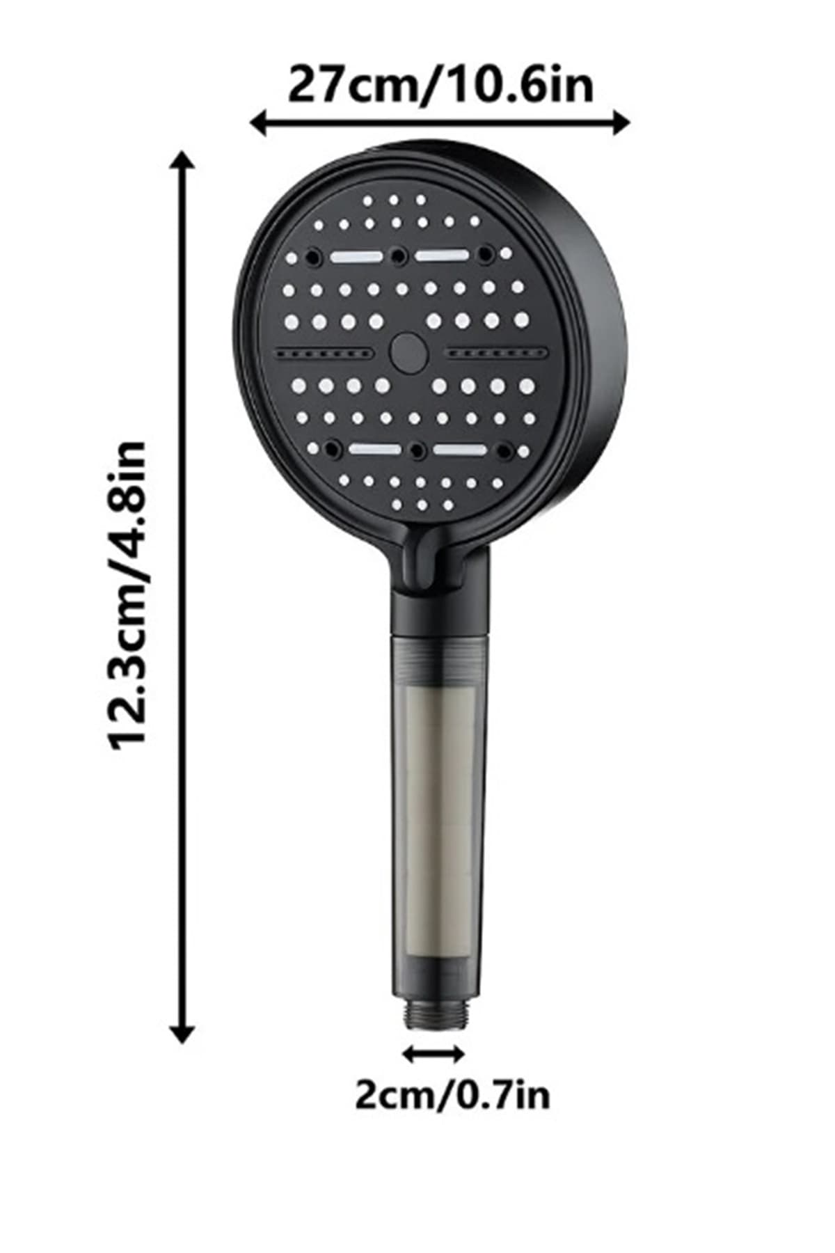 ست سردوش فیلتردار Kitchen Beauty، 6 کاره با 6 فیلتر یدکی، ضد رسوب و تصفیهکننده آب و کلر ست سردوش فیلتردار Kitchen Beauty، 6 کاره با 6 فیلتر یدکی، ضد رسوب و تصفیهکننده آب و کلر